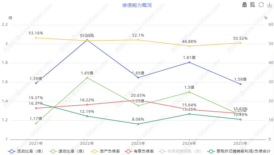 偿债能力概况 (cvl_dpao)