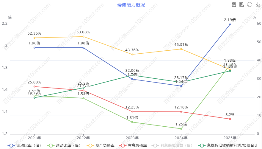 偿债能力概况 (cvl_dpao)