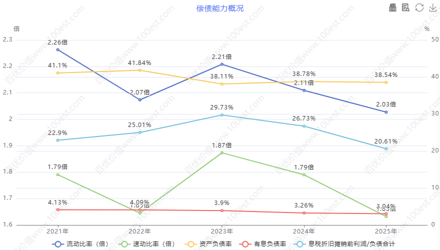 偿债能力概况 (cvl_dpao)
