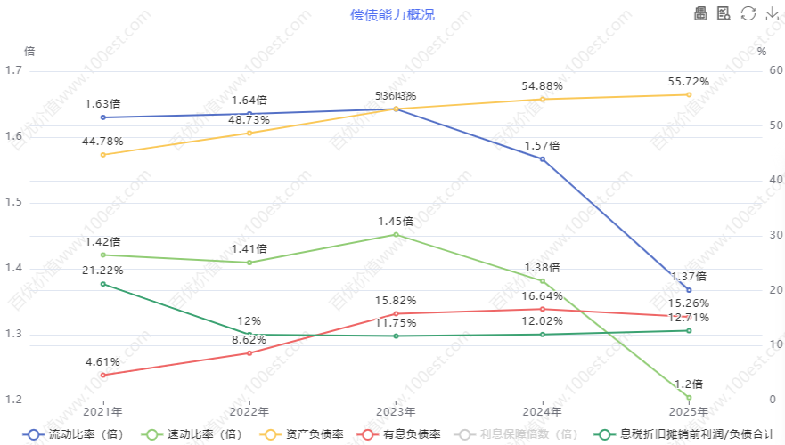 偿债能力概况 (cvl_dpao)