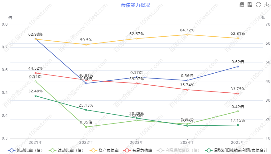 偿债能力概况 (cvl_dpao)